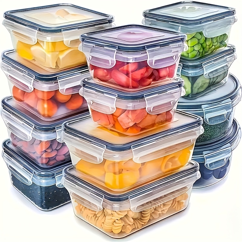 Meal Prep Box - 8Pcs Set Includes 4 Containers and