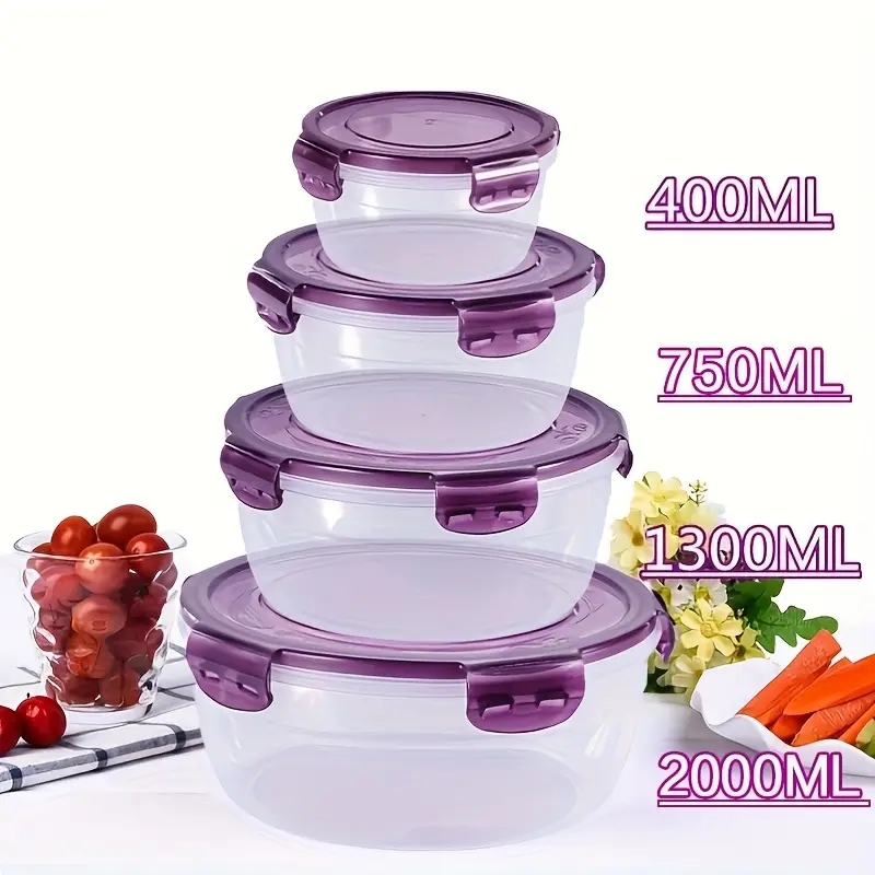 4 Plastic Food Storage Contain - đánh giá và giá Meal Prep Box