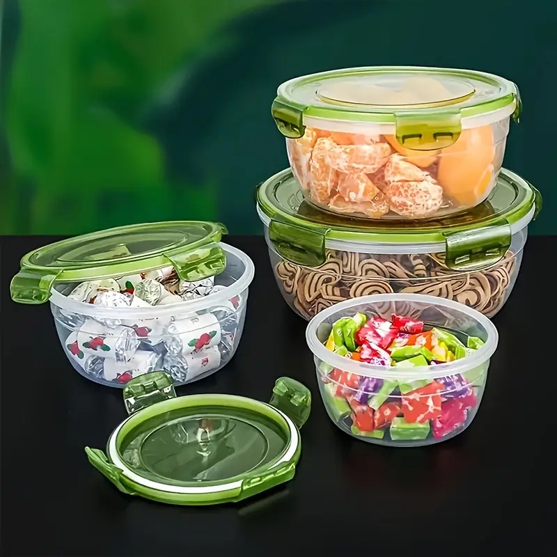 4 Plastic Food Storage Contain - đánh giá và giá Meal Prep Box