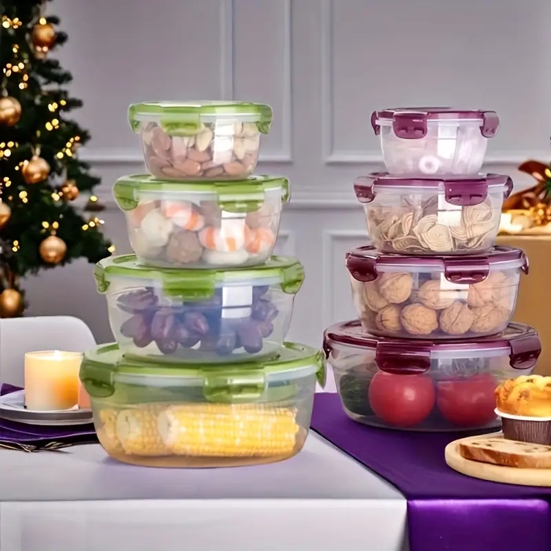 4 Plastic Food Storage Contain - đánh giá và giá Meal Prep Box