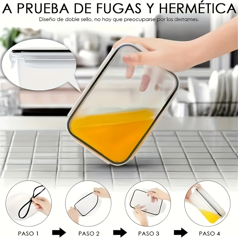 8Pcs Set Includes 4 Containers - đánh giá và giá Meal Prep Box