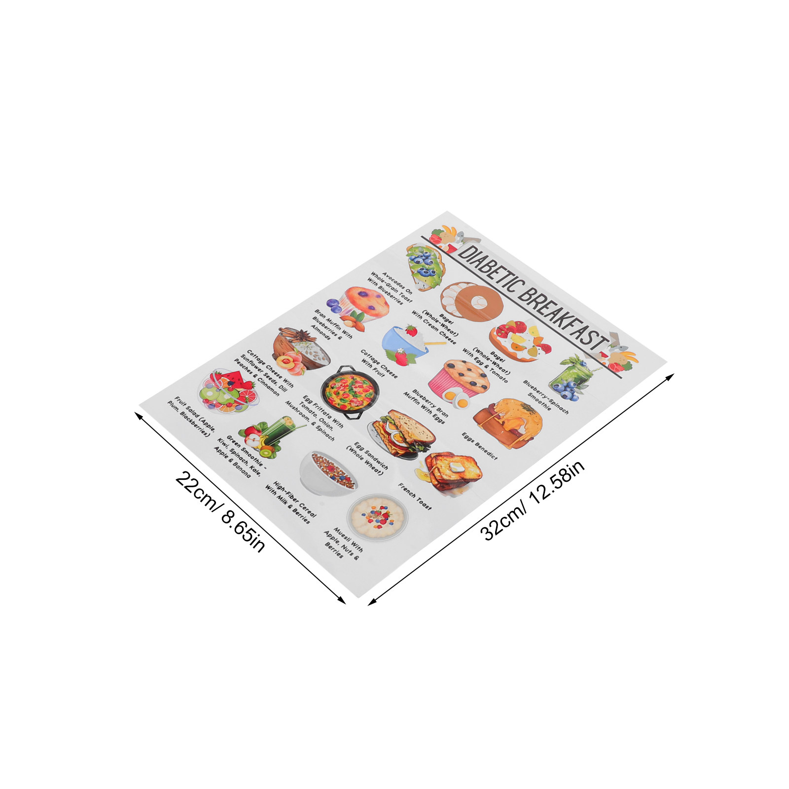 3Pcs Diabetic Grocery Chart Pr - đánh giá và giá Meal Prep Diet