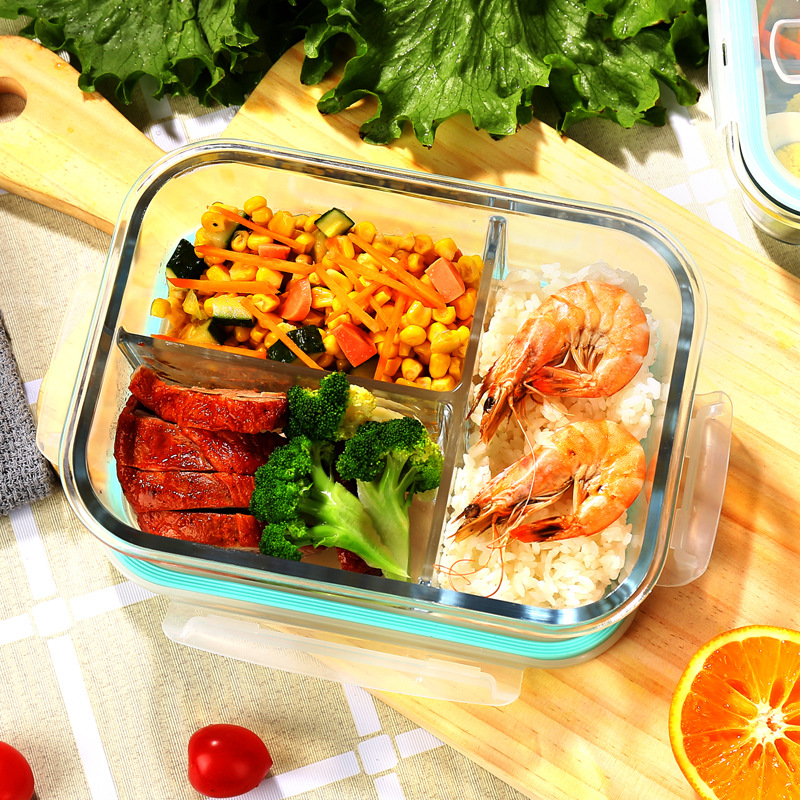 Glass Fresh-Keeping Box high B - đánh giá và giá Meal Prep Box