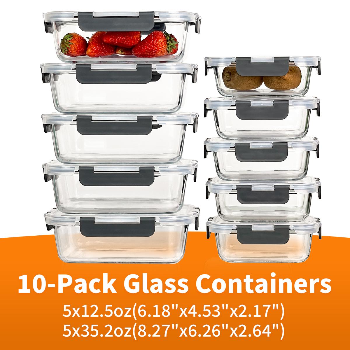 Glass Food Storage Containers  - đánh giá và giá Meal Prep Weekly
