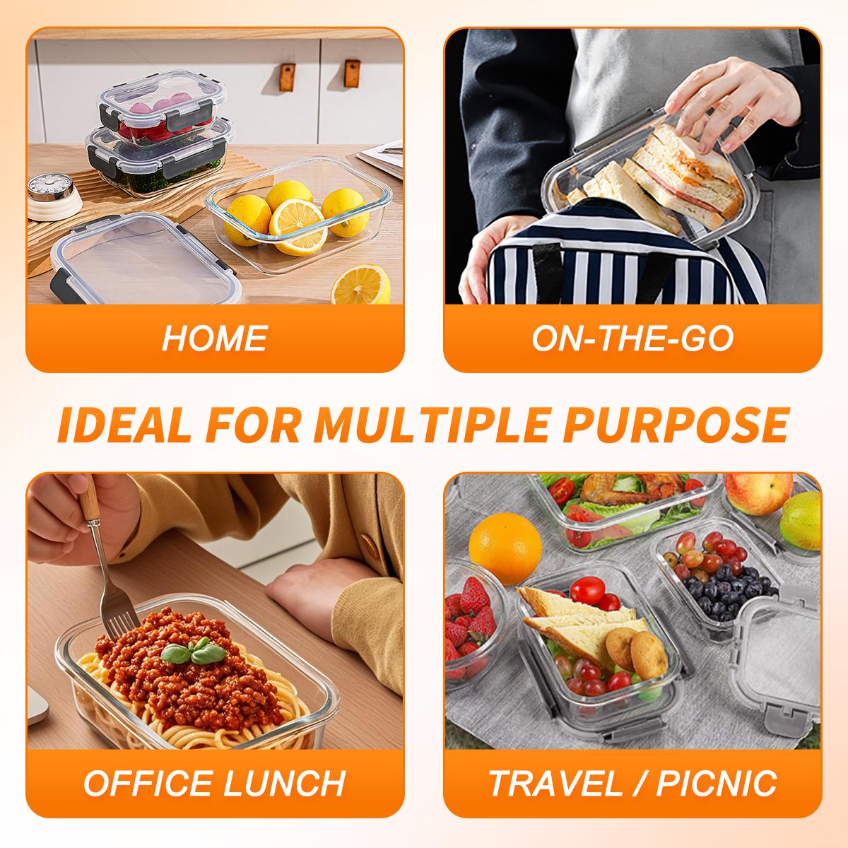 Glass Food Storage Containers  - đánh giá và giá Meal Prep Weekly