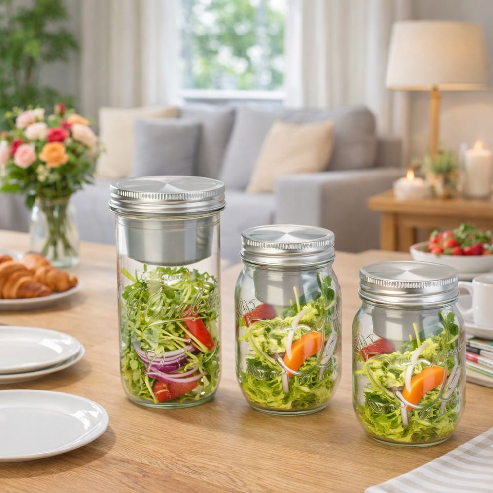 16/24 Oz Salad Glass Jars Wide - đánh giá và giá Meal Prep Weekly