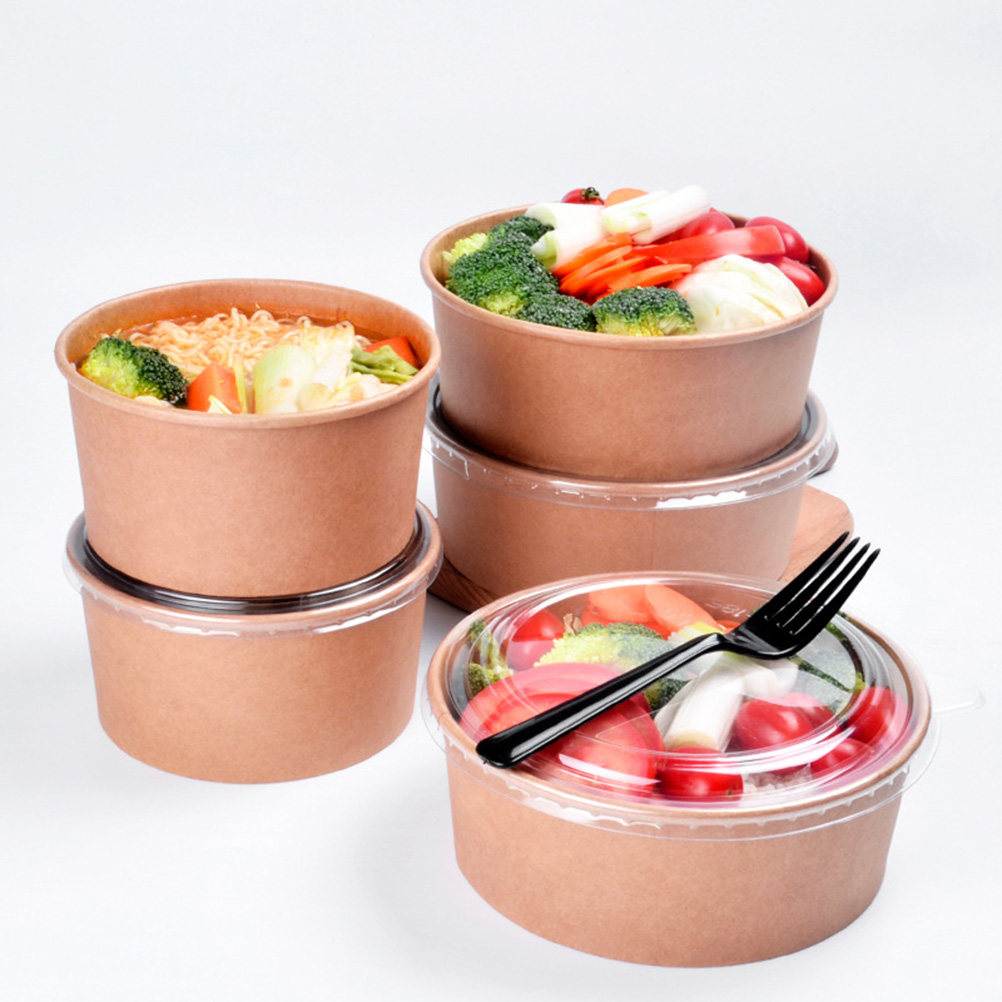 20Pcs Kraft Paper Bowls Leakpr - đánh giá và giá Meal Prep Box