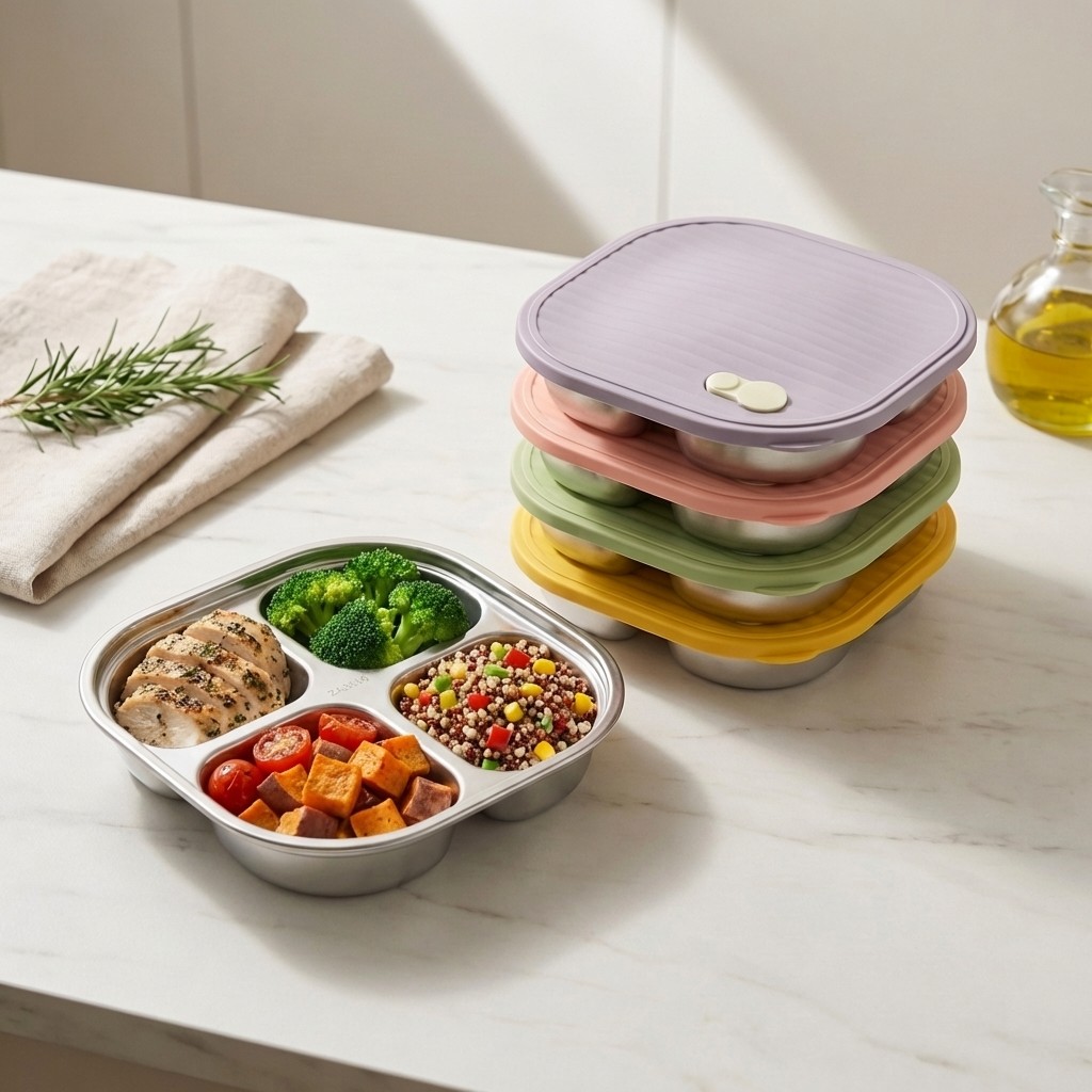 Microwave Safe 304 Stainless S - đánh giá và giá Meal Prep Diet