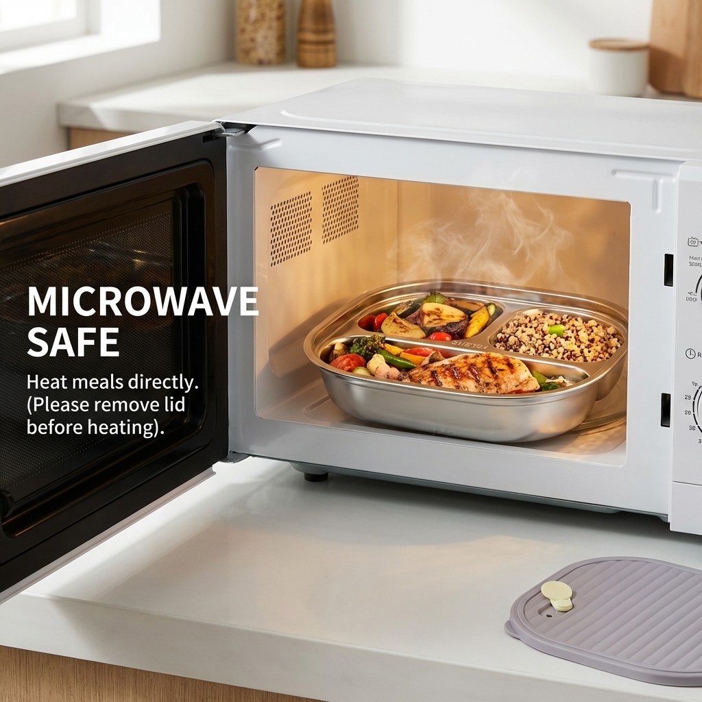 Microwave Safe 304 Stainless S - đánh giá và giá Meal Prep Diet