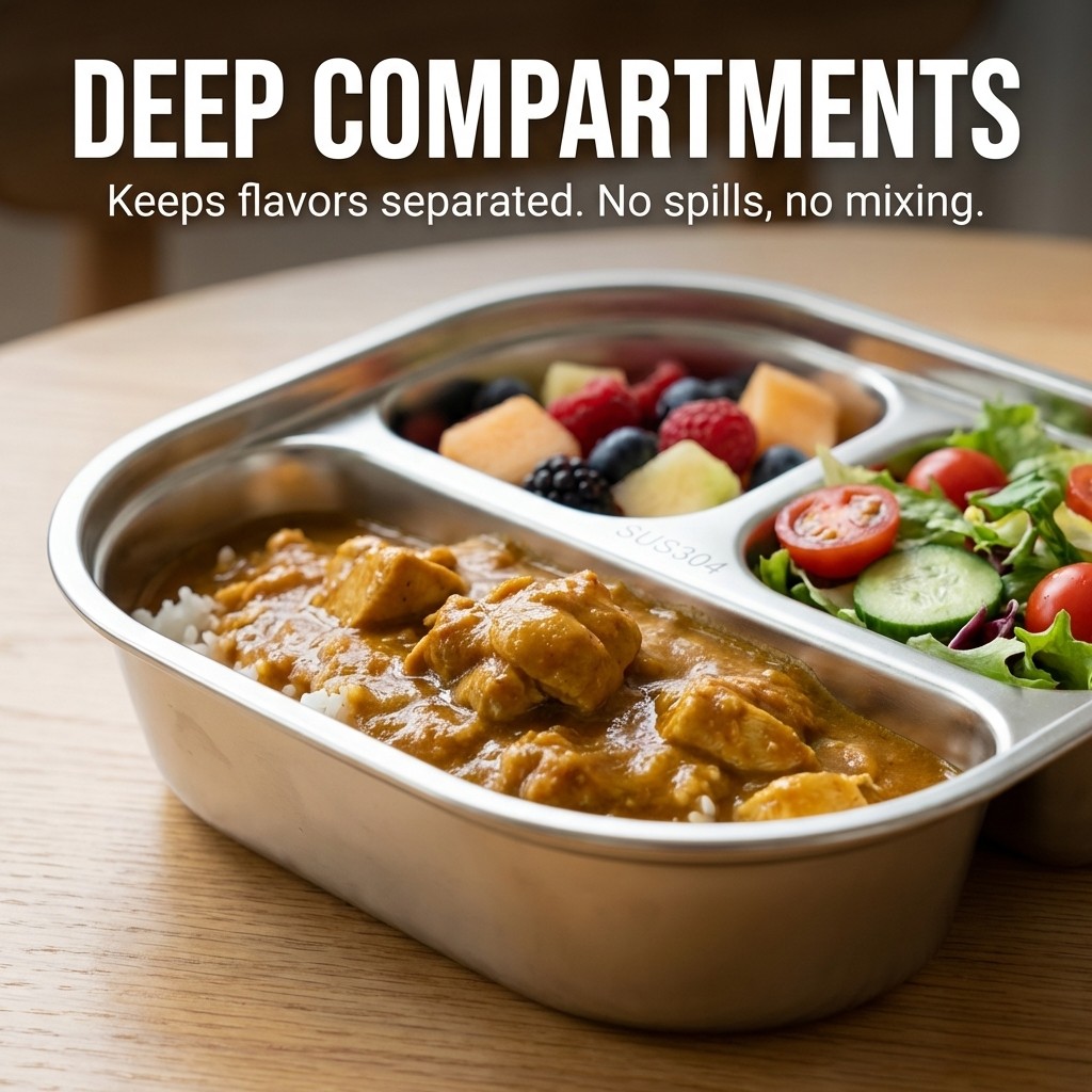 Microwave Safe 304 Stainless S - đánh giá và giá Meal Prep Diet