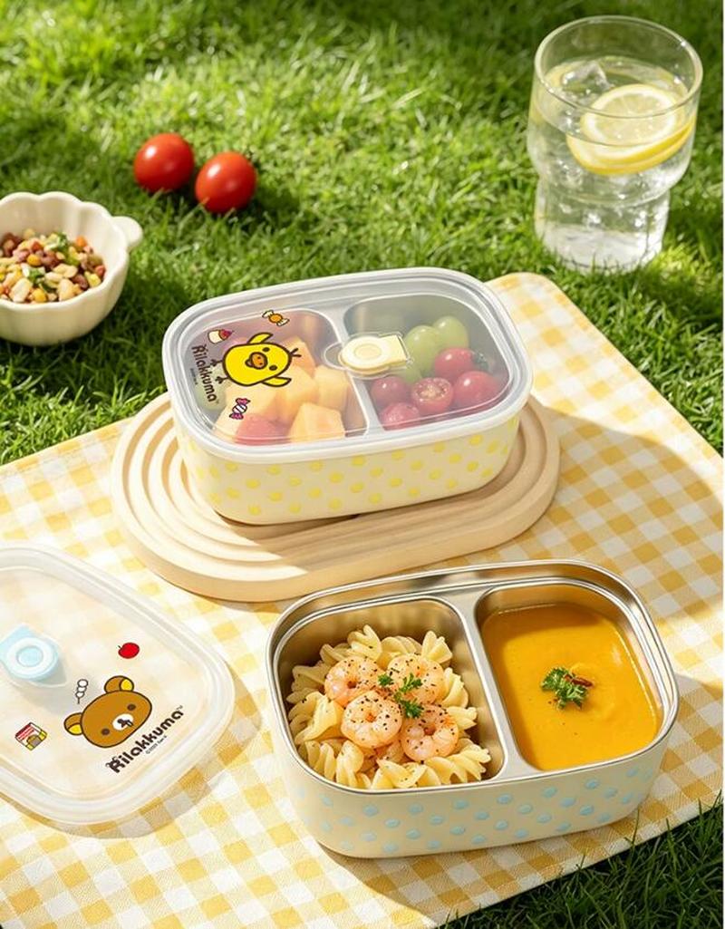 Rilakkuma Stainless Steel Bent - đánh giá và giá Meal Prep Box