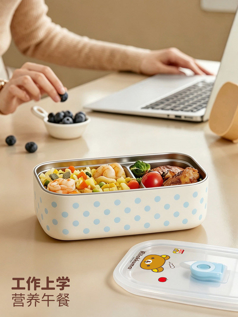Rilakkuma Stainless Steel Bent - đánh giá và giá Meal Prep Box