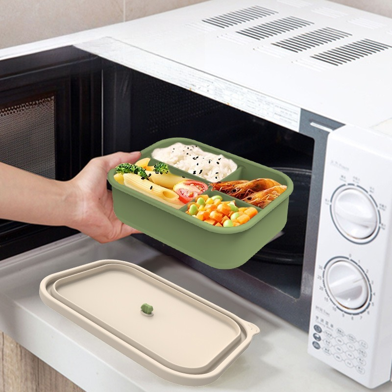 Microwave Safe Silicone Lunch  - đánh giá và giá Meal Prep Diet