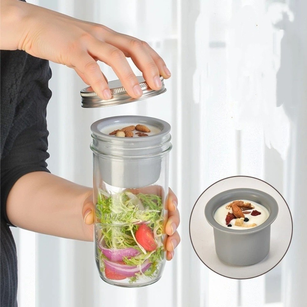 16/24 Oz Salad Glass Jars Wide - đánh giá và giá Meal Prep Weekly