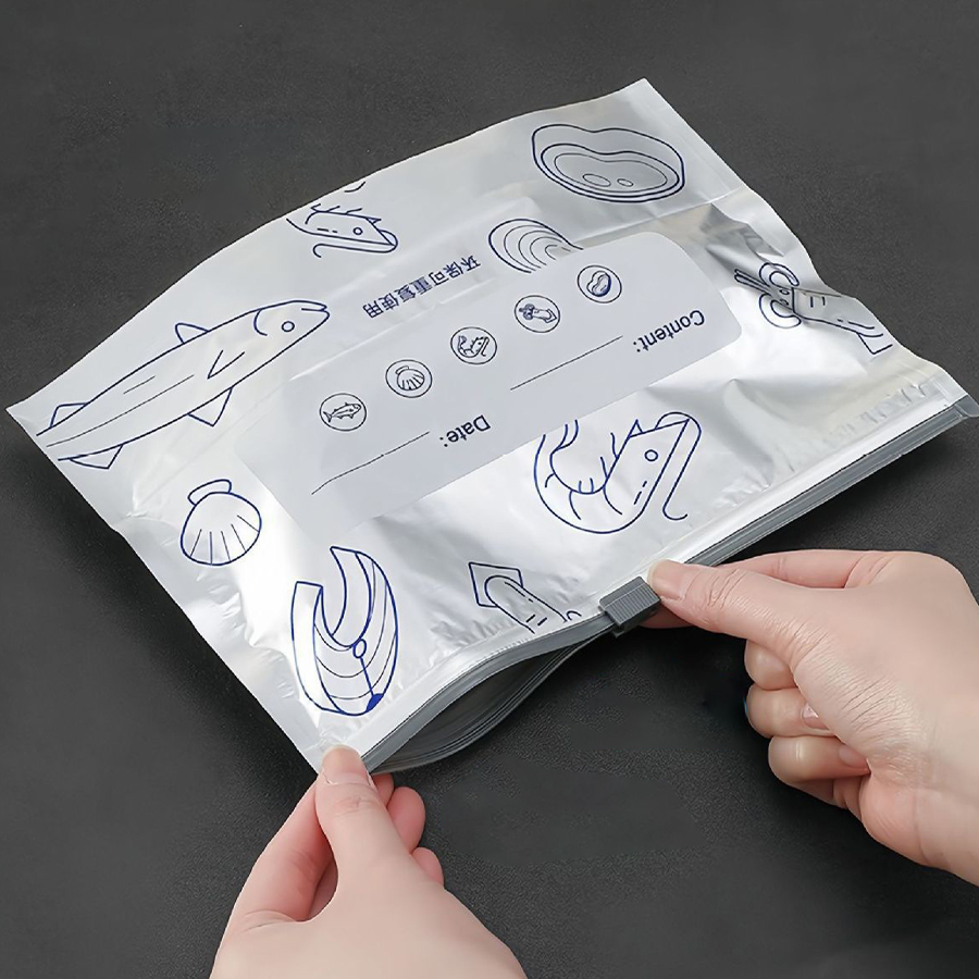 24-48PCS/Pack Aluminum Foil Zi - đánh giá và giá Meal Prep Ziplock