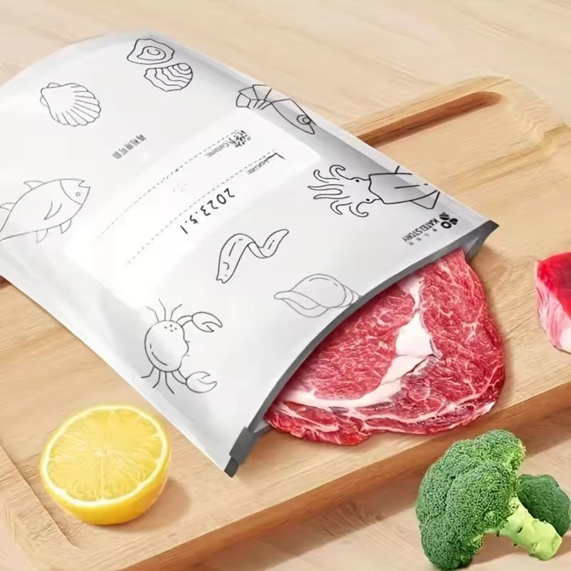 24-48PCS/Pack Aluminum Foil Zi - đánh giá và giá Meal Prep Ziplock