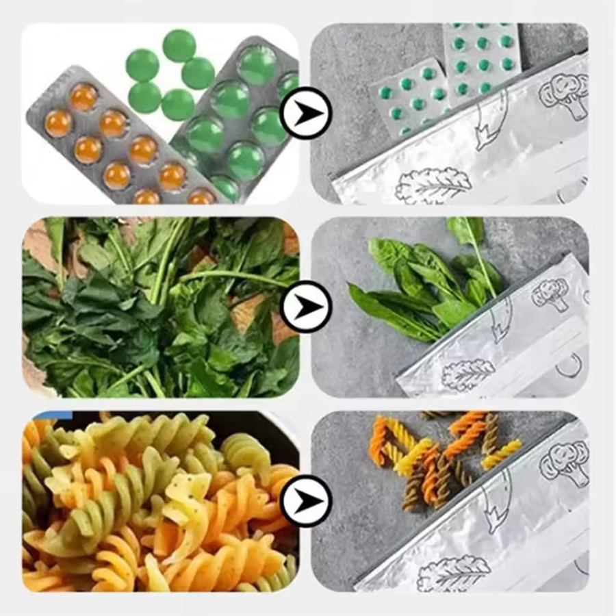 24-48PCS/Pack Aluminum Foil Zi - đánh giá và giá Meal Prep Ziplock